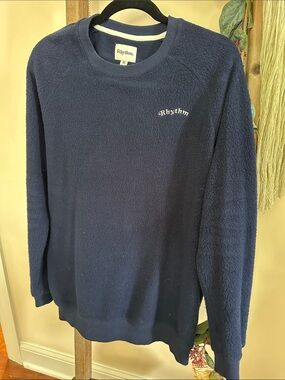 Rhythm Inside-Out Sweater, Navy, Super Comfy - Men’s